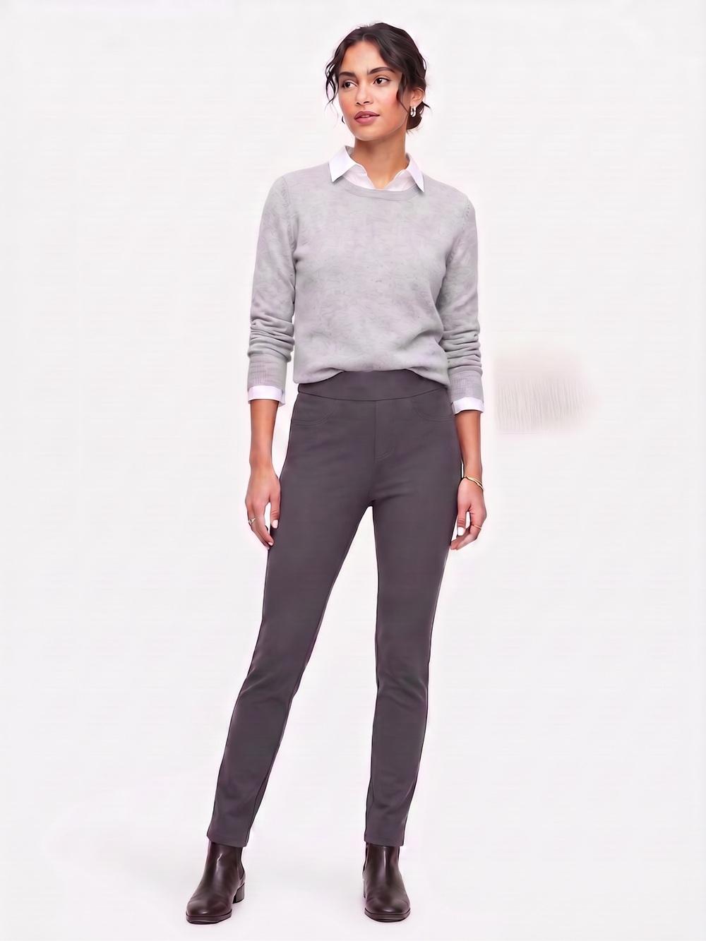Spanx Ankle Length Ponte Knit Legging